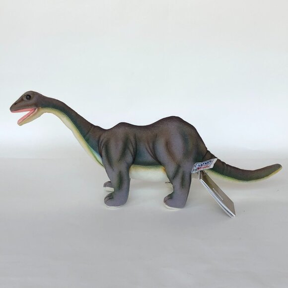 New w/ Tag Hansa Plush Brontosaurus Stuffed Animal 17.5"L (6134) - Picture 4 of 12